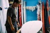 Joel tudor RABBIT 6‘1by Stu Kenson Stu Kenson Surfboards - Legend shaper from San Diego
